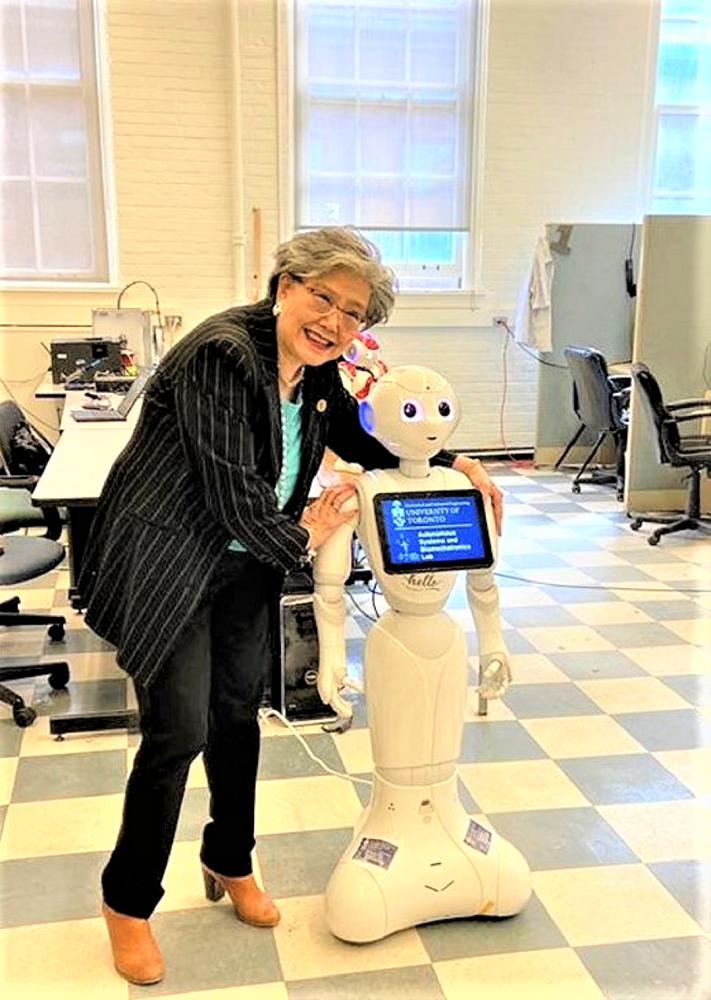 MPP Daisy Wai meets social assistive robots  University of Toronto  Government Relations Office
